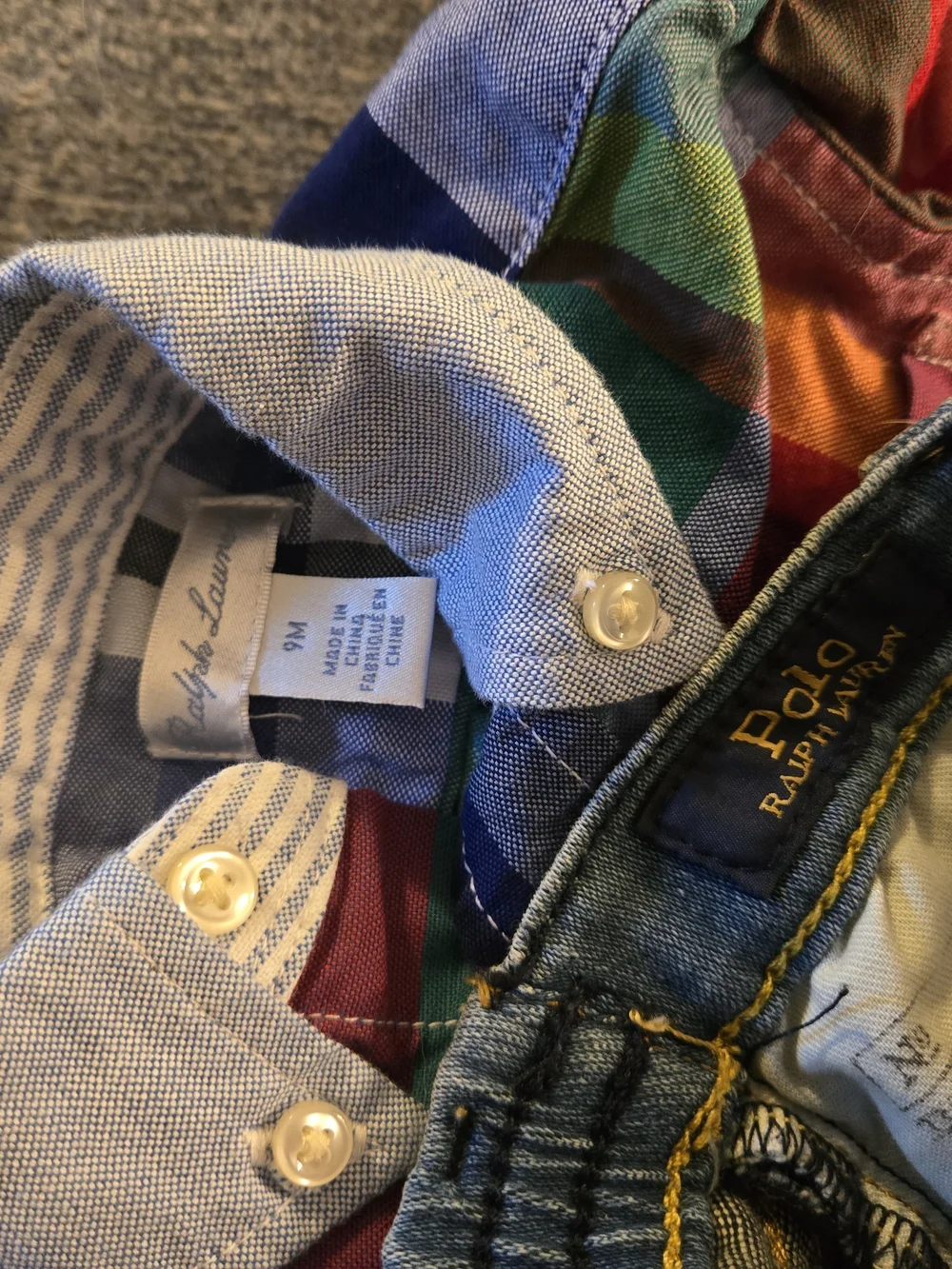 Ralph Lauren Multicolor Plaid Button-Down Shirt